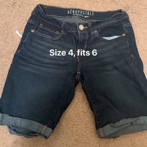 Jean Shorts (A&E) (Stretchy both)
